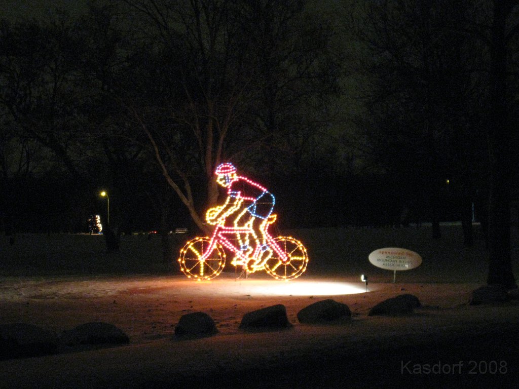 Christmas Lights Hines Drive 2008 095.jpg - The 2008 Wayne County Hines Drive Christmas Light Display. 4.5 miles of Christmas Light Displays and lots of animation!